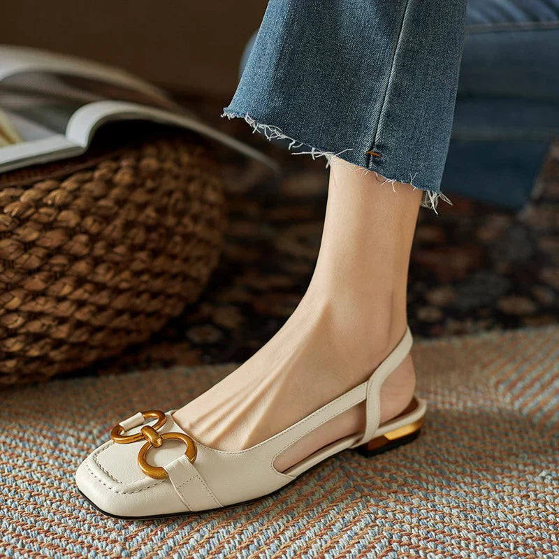 Marbella™ | Orthopedic Leather Buckle Sandals