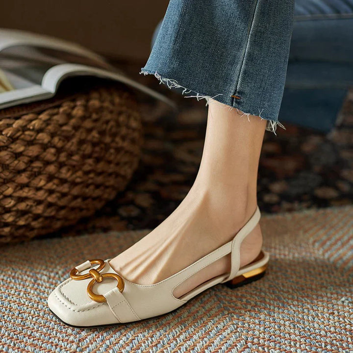 Marbella™ | Orthopedic Leather Buckle Sandals