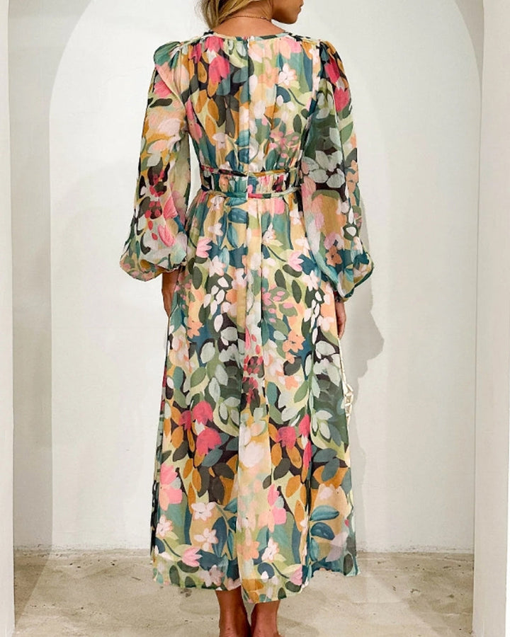 Calypso - Elegant Floral Dress