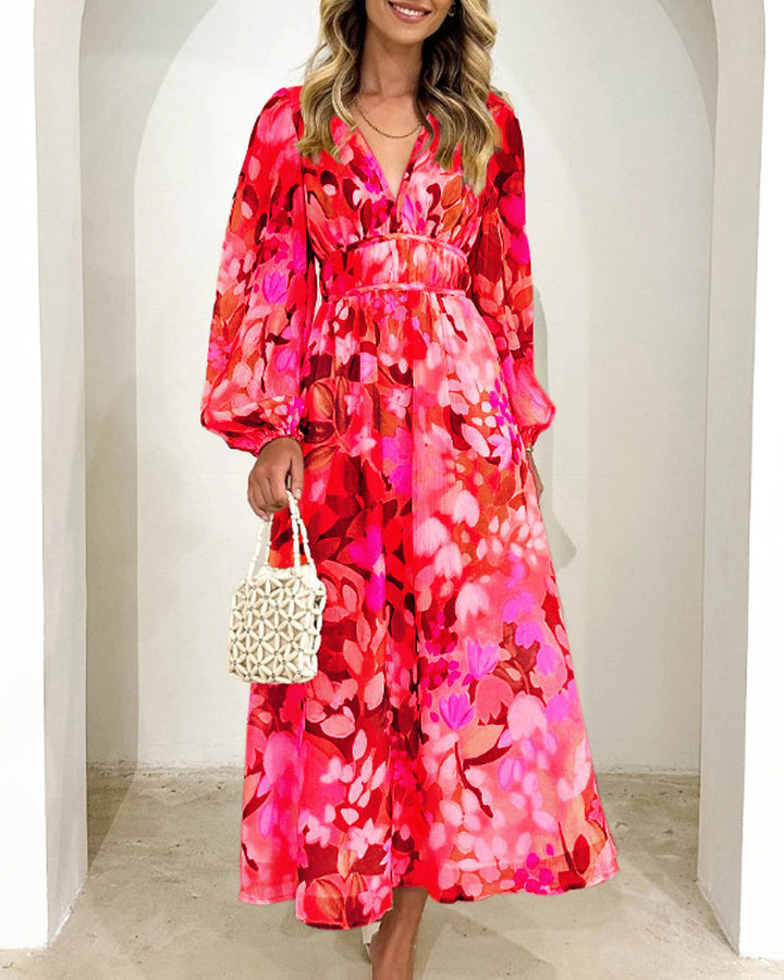 Calypso - Elegant Floral Dress