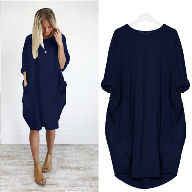 Siobhán - Elegant tummy covering dress