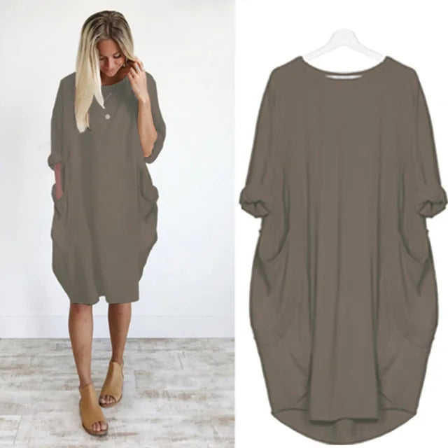 Siobhán - Elegant tummy covering dress