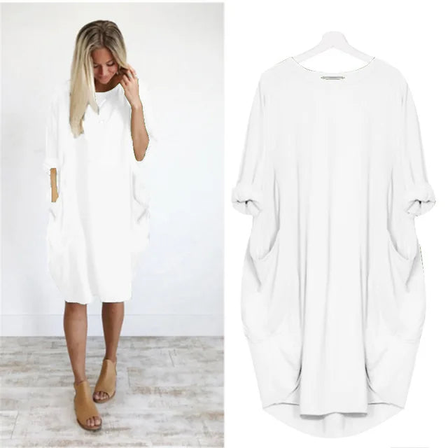 Siobhán - Elegant tummy covering dress