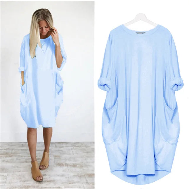 Siobhán - Elegant tummy covering dress