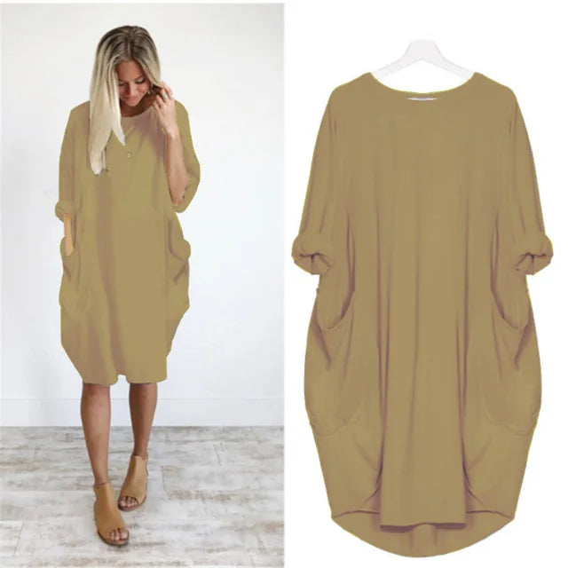 Siobhán - Elegant tummy covering dress