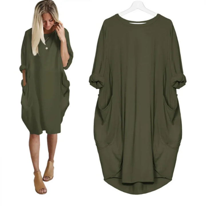 Siobhán - Elegant tummy covering dress