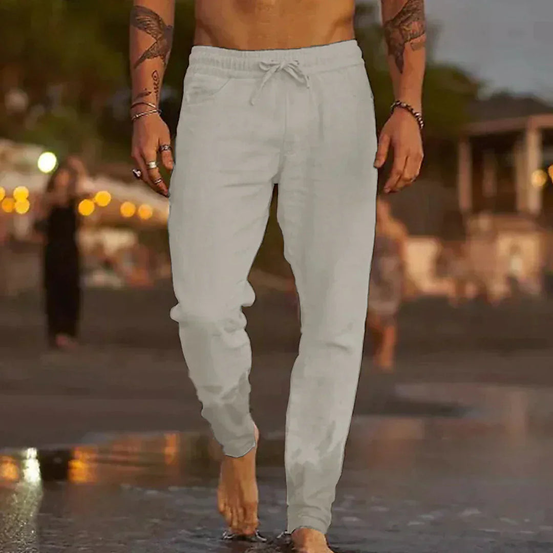 Gabriel | Linen Trousers For Men