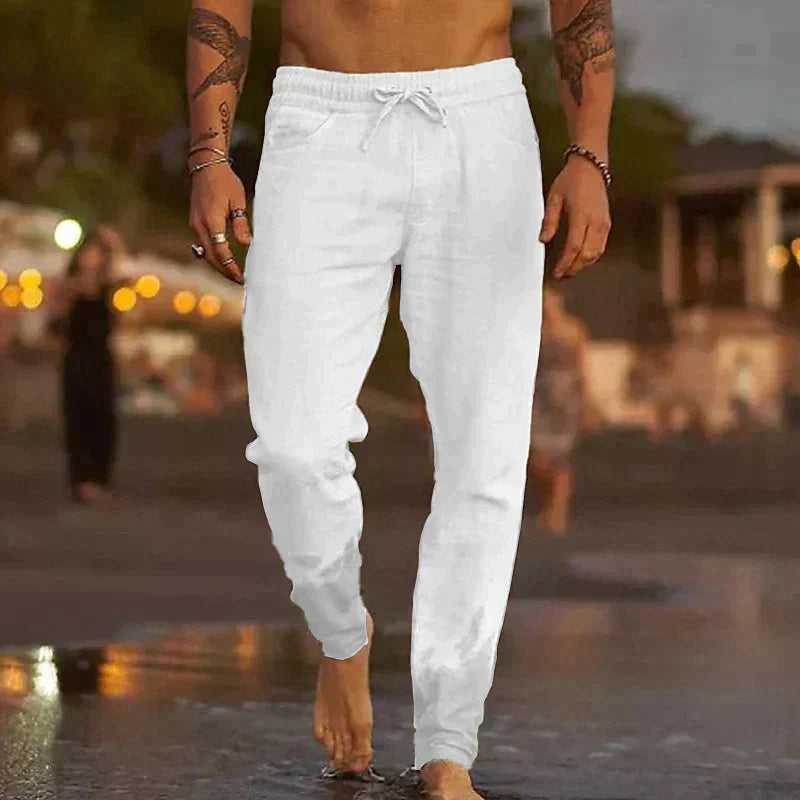 Gabriel | Linen Trousers For Men