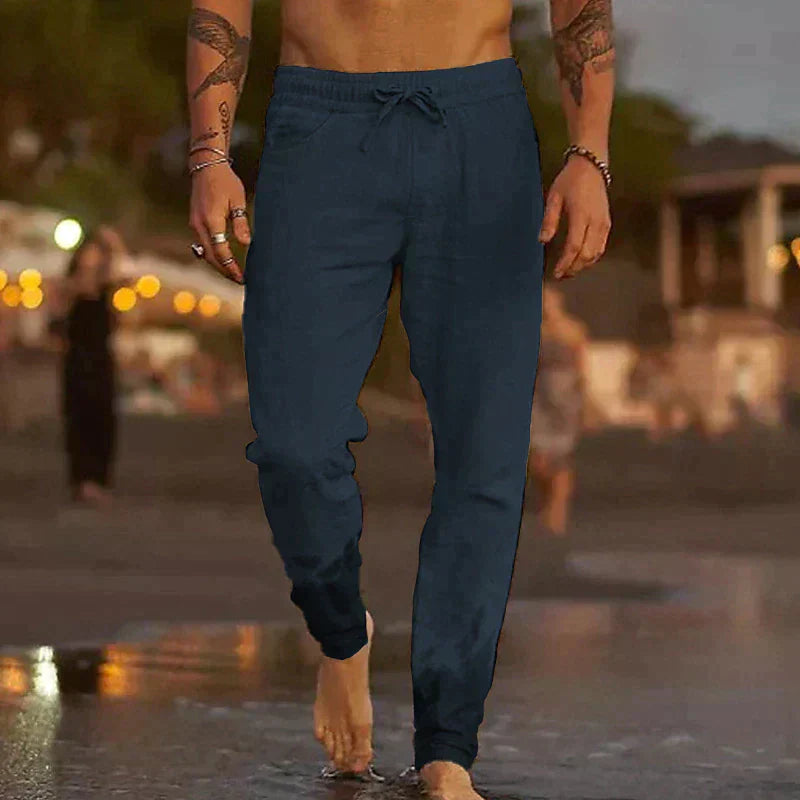 Gabriel | Linen Trousers For Men