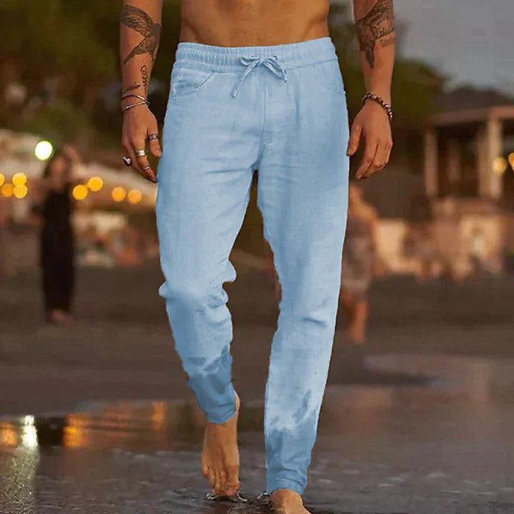 Gabriel | Linen Trousers For Men
