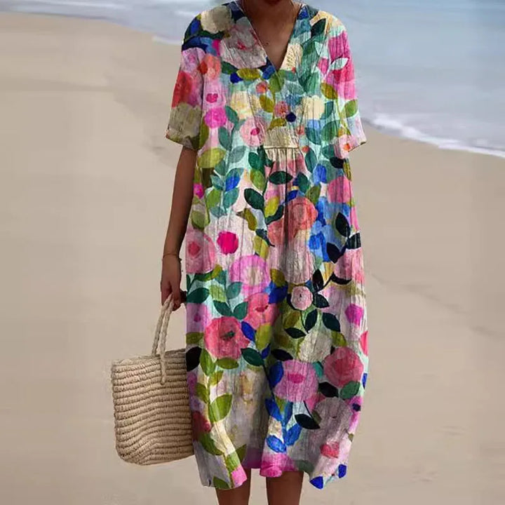 Valerie | Colorful Floral Dress