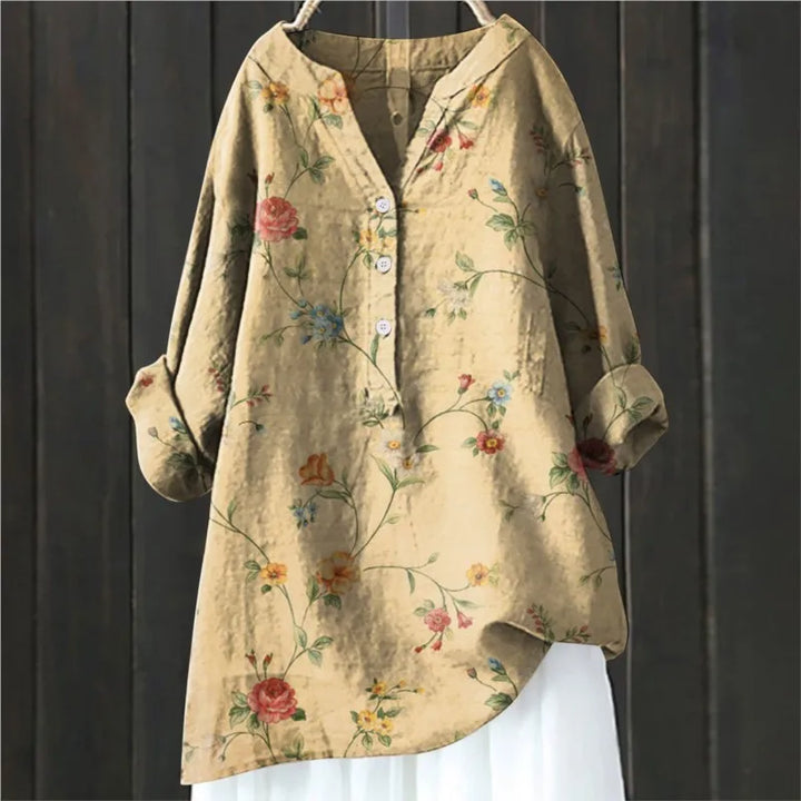 Moira™ - Casual blouse with floral print