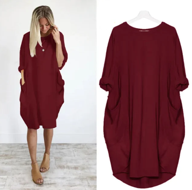 Siobhán - Elegant tummy covering dress