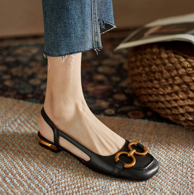 Marbella™ | Orthopedic Leather Buckle Sandals