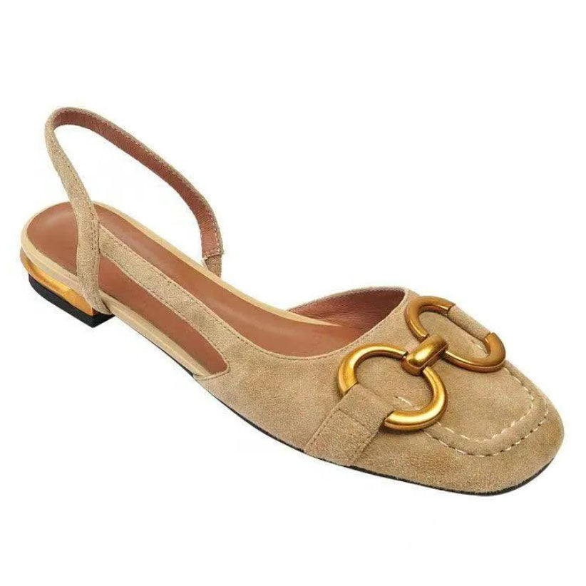 Marbella™ | Orthopedic Leather Buckle Sandals