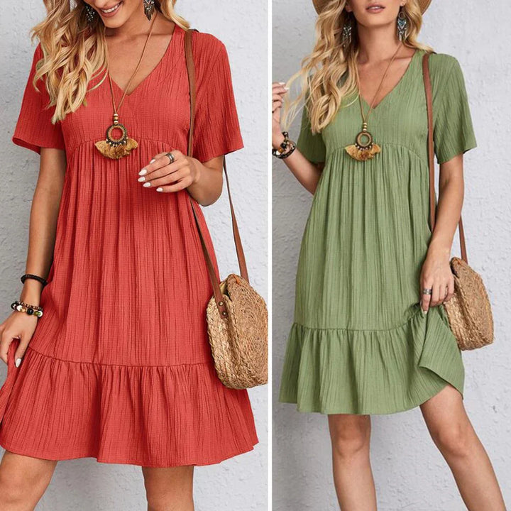 Tracy - Elegant Dress with Tummy Coverage