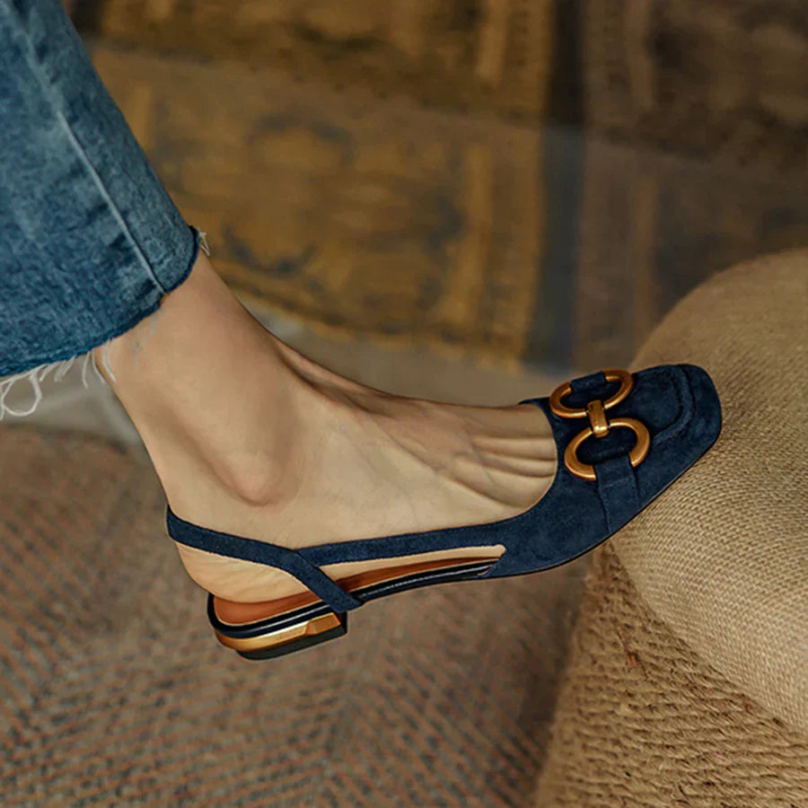 Marbella™ | Orthopedic Leather Buckle Sandals