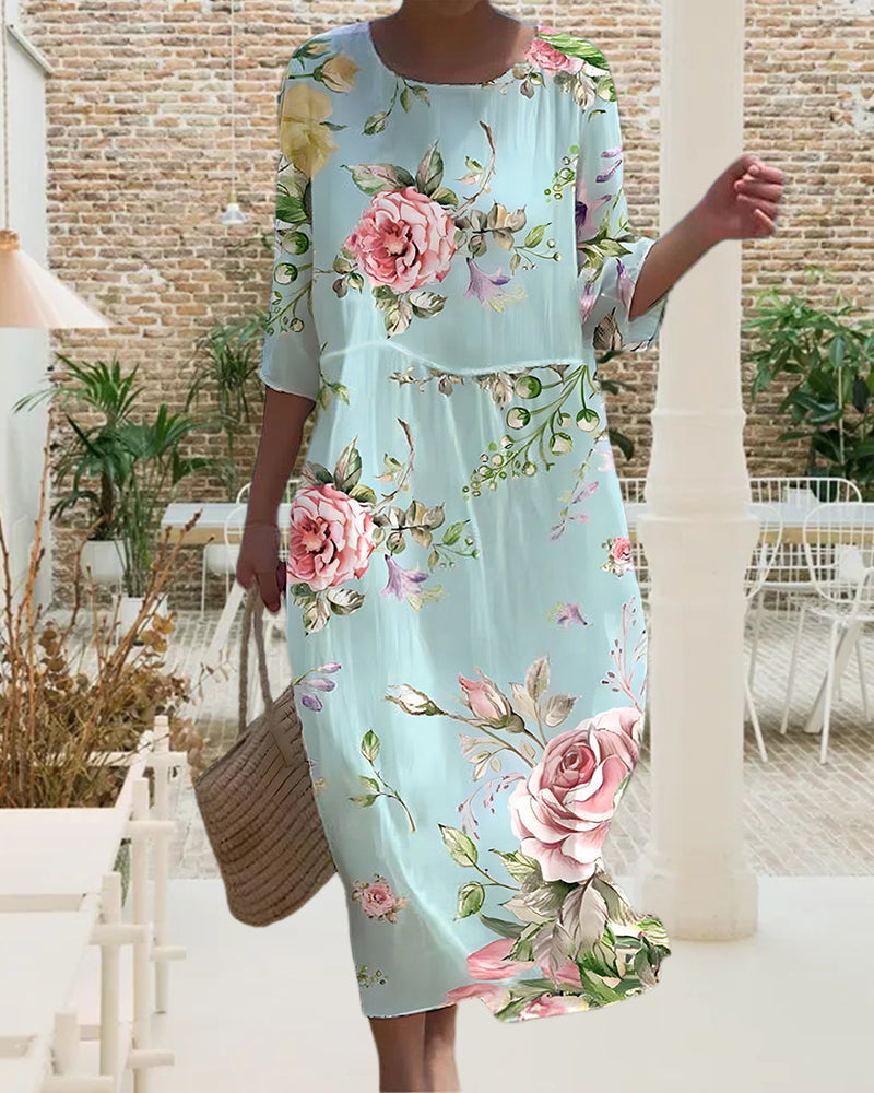 Elaine | Stylish Elegant Floral Dress