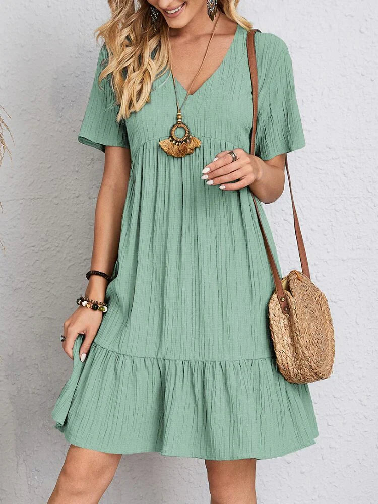 Tracy - Elegant Dress with Tummy Coverage